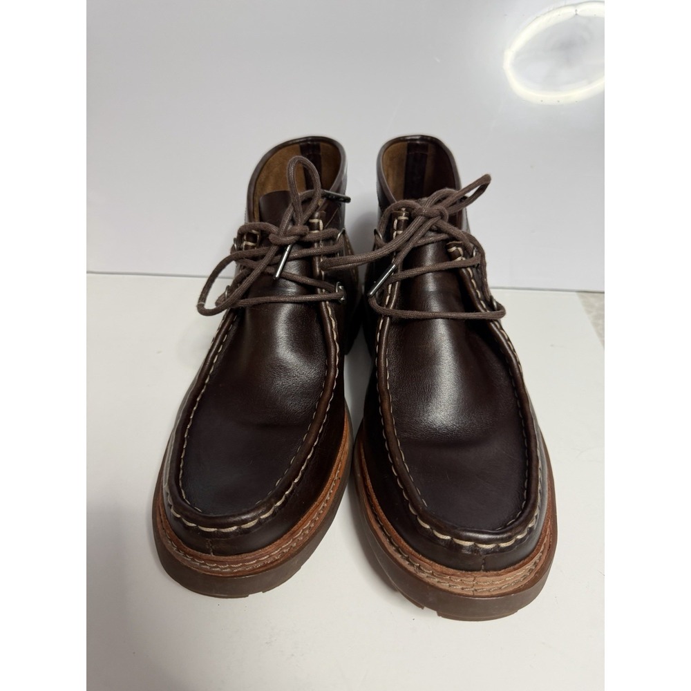 Clarks Trace Ramble Men's Brown Leather Boots Size 8.5. C-5